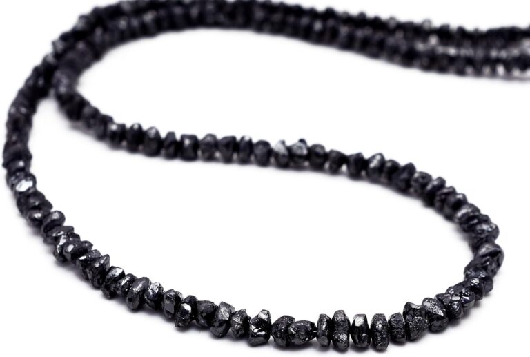 B3 natural black diamond beads